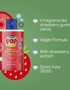 Chicco Pop Bubbly Body Wash gel za prhanje in kopanje za otroke Strawberry Candy 300 ml