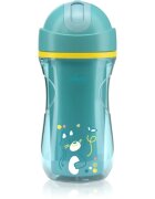 Chicco Sport Cup 14m+ skodelica s slamico Teal 266 ml
