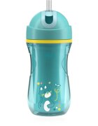 Chicco Sport Cup 14m+ skodelica s slamico Teal 266 ml