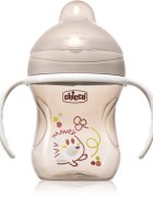Chicco Training Cup 6m+ otroški lonček z ročaji Grey 1 kos