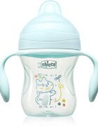 Chicco Transition Cup 4m+ otroški lonček z ročaji Teal 1 kos