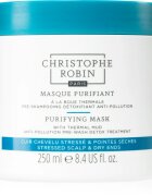 Christophe Robin Purifying Purifying Mask čistilna maska za lase izpostavljene onesnaženemu ozračju 250 ml