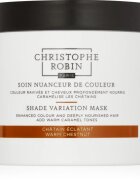 Christophe Robin Shade Variation Mask hranilna kremasta maska za lase odtenek Warm Chesnut 250 ml
