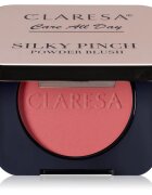 Claresa Care All Day Silky Pinch Powder Blush kompaktno rdečilo za dolgoobstojen učinek 01 Hibiscus 2 g