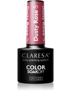 Claresa SoakOff UV/LED Color Dusty Rose gel lak za nohte odtenek 5 5 g