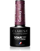 Claresa SoakOff UV/LED Color Galaxy gel lak za nohte odtenek Red 5 g