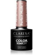 Claresa SoakOff UV/LED Color Perfect Nude gel lak za nohte odtenek 4 5 g