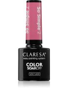 Claresa SoakOff UV/LED Color So Simple gel lak za nohte odtenek 2 5 g