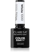 Claresa SoakOff UV/LED Color White gel lak za nohte odtenek 1000 5 g
