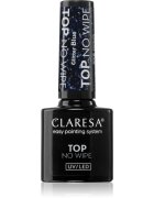 Claresa UV/LED Top Glitter No Wipe gel nadlak za nohte bleščeč odtenek Glitter Blue 5 g