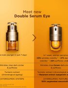 Clarins Double Serum Eye serum proti gubam za predel okoli oči s hranilnim učinkom 20 ml