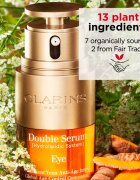 Clarins Double Serum Eye serum proti gubam za predel okoli oči s hranilnim učinkom 20 ml