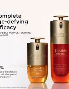 Clarins Double Serum Eye serum proti gubam za predel okoli oči s hranilnim učinkom 20 ml