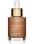 Clarins Skin Illusion Natural Hydrating Foundation posvetlitveni vlažilni tekoči puder SPF 15 odtenek 115 30 ml
