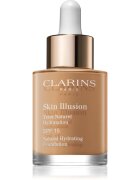 Clarins Skin Illusion Natural Hydrating Foundation posvetlitveni vlažilni tekoči puder SPF 15 odtenek 116.5 Coffee 30 ml