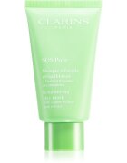 Clarins SOS Pure Rebalancing Clay Mask maska iz ilovice za mešano do mastno kožo 75 ml