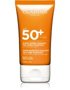 Clarins Sun Care Youth-Protecting Sunscreen krema za sončenje za obraz SPF 50+ 50 ml