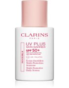 Clarins UV Plus Translucent SPF50 krema za sončenje za obraz SPF 50 30 ml