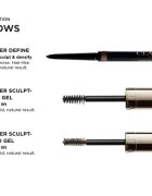 Clarins Wonder Define Eyebrow Pencil svinčnik za obrvi s čopičem odtenek 01 ash blonde 0.06 g