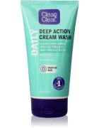 Clean & Clear Daily kremasti čistilni gel za obraz 150 ml