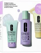 Clinique 3 Steps Skin Care Kit Skin Type 2 darilni set za popolno čiščenje obraza