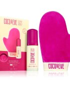 Coco & Eve Sunny Honey Ultimate Glow Travel Kit samoporjavitvena pena z aplikacijsko rokavico potovalno pakiranje Medium 60 ml