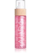 COCOSOLIS AURA Peptide Shimmer Spray vlažilno pršilo s posvetlitvenim učinkom z vonjem Strawberry Cheesecake 100 ml