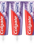 Colgate Advanced White Purple White zobna pasta za beljenje zob 3x75 kos