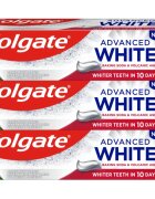 Colgate Advanced White Volcanic Ash and Baking Soda naravna zobna pasta 3x75 ml