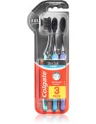 Colgate Slim Soft Active zobne ščetke z aktivnim ogljem soft 3 kos