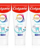 Colgate Total Junior Active Prevention Mild Mint zobna pasta za temeljito čiščenje zob in ustne votline za otroke 3x50 ml
