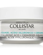 Collistar Attivi Puri Hyaluronic Acid + Ceramides Aquagel vlažilna gel krema s posvetlitvenim učinkom s hialuronsko kislino 50 ml