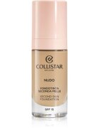 Collistar NUDO Second Skin Foundation SPF 15 posvetlitveni vlažilni tekoči puder z gladilnim učinkom odtenek 2G Beige Dorato 30 ml