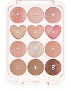 Colorgram Pin Point Eyeshadow Palette paleta senčil za oči za popoln videz odtenek 01 Peach+Coral 9.9 g