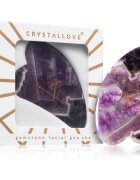 Crystallove Amethyst Gua Sha pripomoček za masažo 1 kos