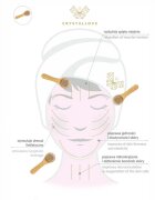 Crystallove Bamboo Face Brush čistilna krtačka za obraz 1 kos