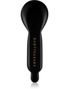 Crystallove Black Obsidian Spoon Eye Gua Sha pripomoček za masažo za predel okoli oči 1 kos