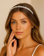 Crystallove Clear Quartz Hairband obroč za lase 1 kos