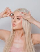 Crystallove Cryo Ice Mushroom Gua Sha pripomoček za masažo za obraz 1 kos