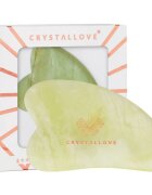 Crystallove Jade Gua Sha pripomoček za masažo 1 kos