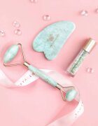 Crystallove Jade Gua Sha pripomoček za masažo 1 kos