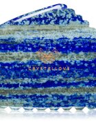 Crystallove Lapis Lazuli Contour Gua Sha pripomoček za masažo 1 kos
