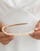 Crystallove Moonstone Hairband obroč za lase 1 kos
