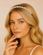 Crystallove Moonstone Hairband obroč za lase 1 kos