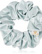 Crystallove Mulberry Silk Scrunchie svilena elastika za lase Amazonite 1 kos
