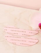Crystallove Reusable Eye Patches blazinice za pod oči za večkratno uporabo 4 kos