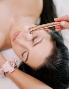 Crystallove Rose Quartz 3D Lift & Sculpt Facial Roller pripomoček za masažo 1 kos
