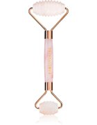 Crystallove Rose Quartz 3D Teeth Roller valjček za masažo za obraz 1 kos