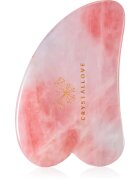 Crystallove Rose Quartz Gua Sha pripomoček za masažo 1 kos