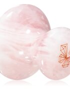 Crystallove Rose Quartz Mushroom pripomoček za masažo za obraz 1 kos